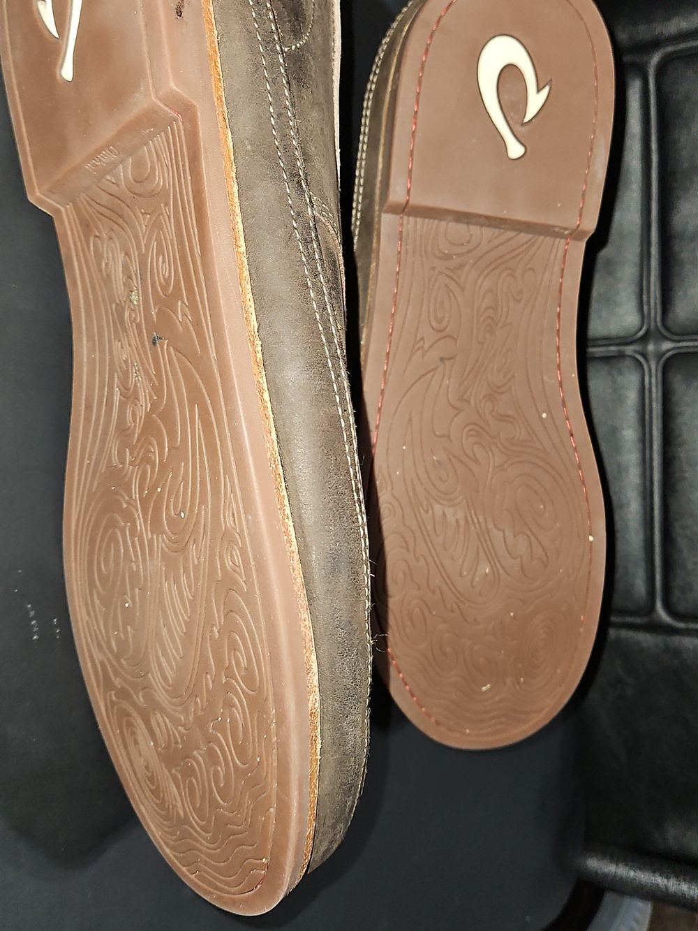 Olukai Honolulu Lace Men's Brown Leather Casual Shoes Size 11.5 - Picture 8 of 14